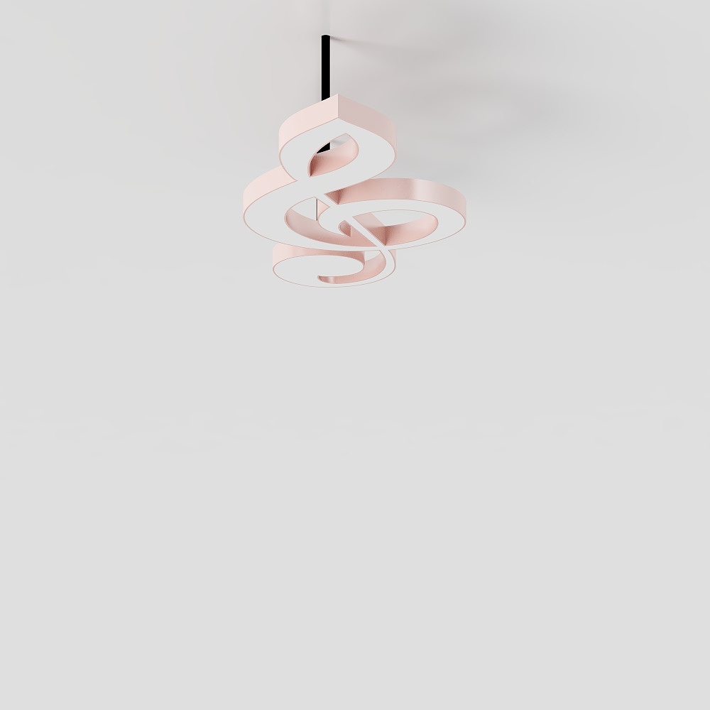 Candelabro de música para aula moderna