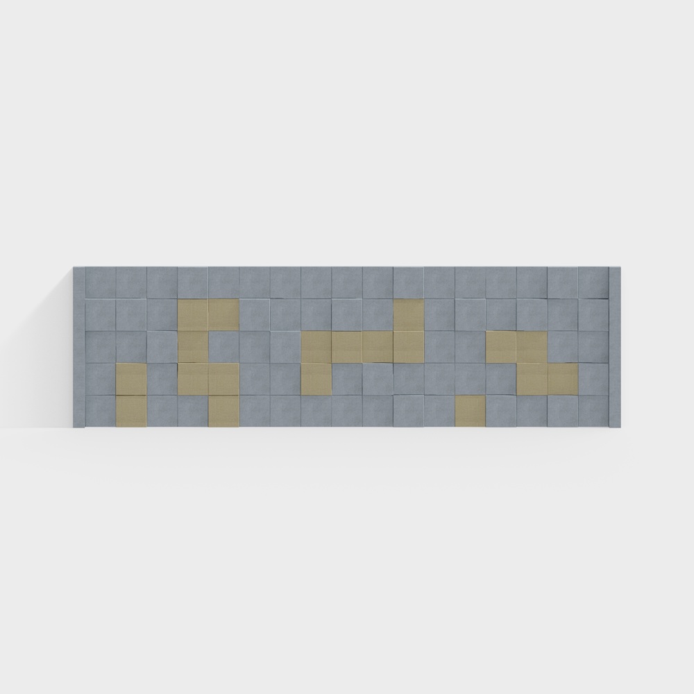 Background wall of modern music classroom