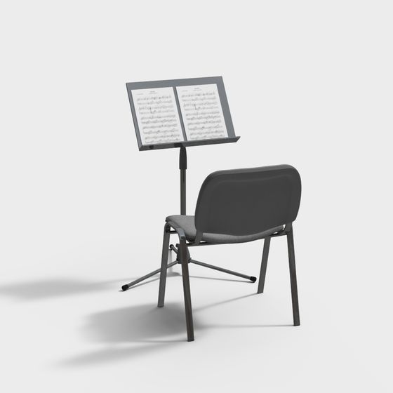 Musician's Chair 3D model