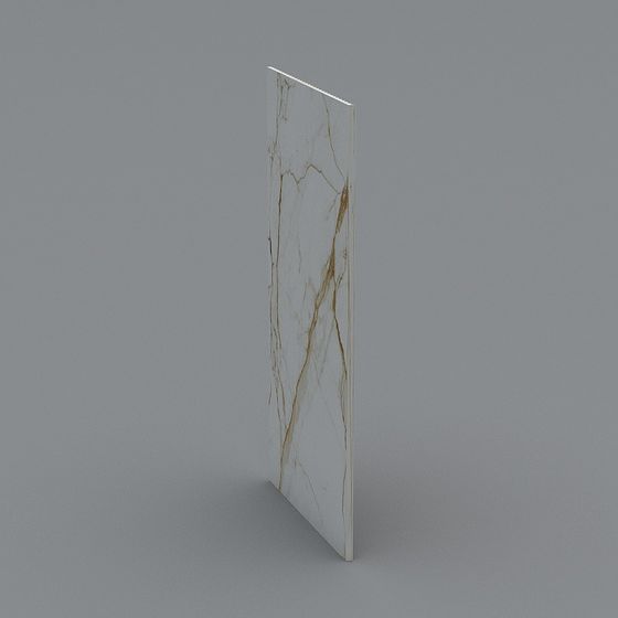 Elegant Marble Texture Low-Poly 3D model