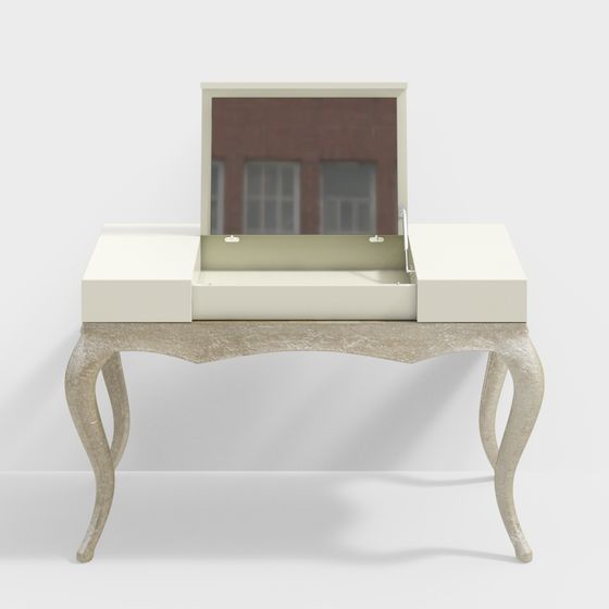 Vintage Vanity Table 3D model