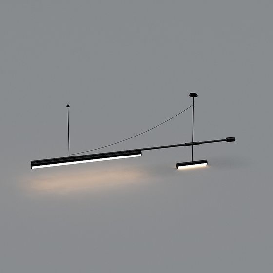 Balance of Light Minimalist Pendant Lamp 3D model