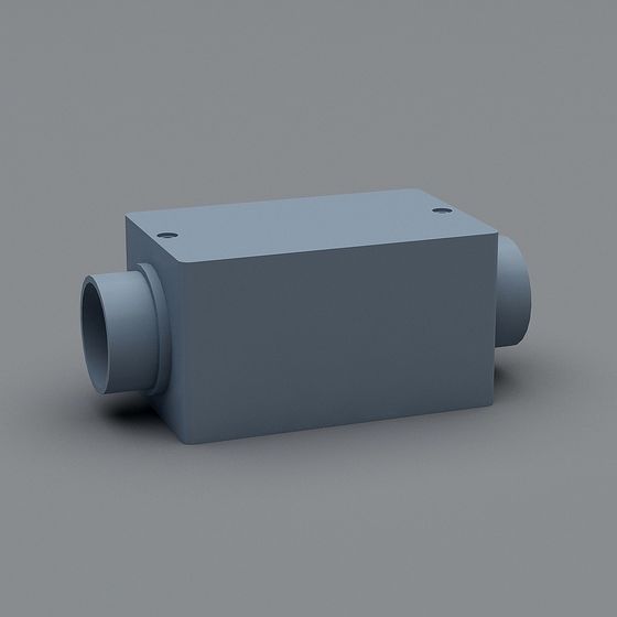 Industrial Ventilation Duct 3D model