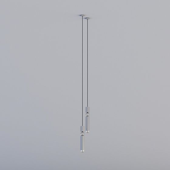 Stylish Pendant Light 3D model for Modern Interiors