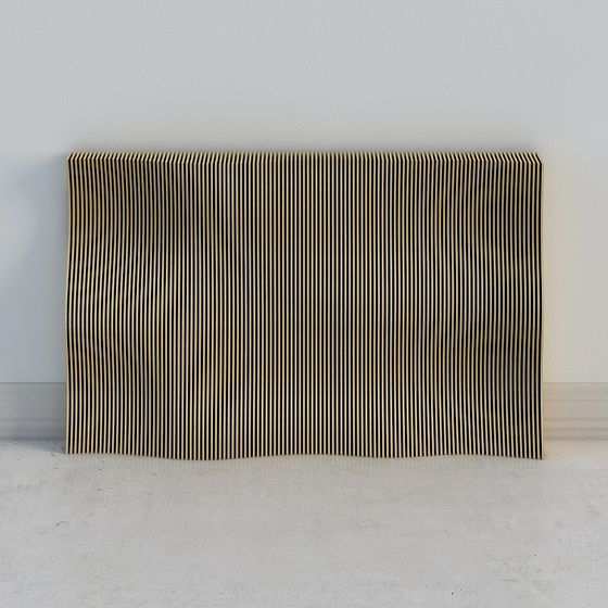 Rippled Wooden Plank 3D Model for Creative Spaces