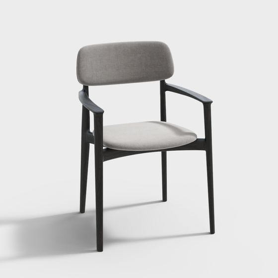 Stylish Urban Leisure Chair 3D model for Modern Spaces