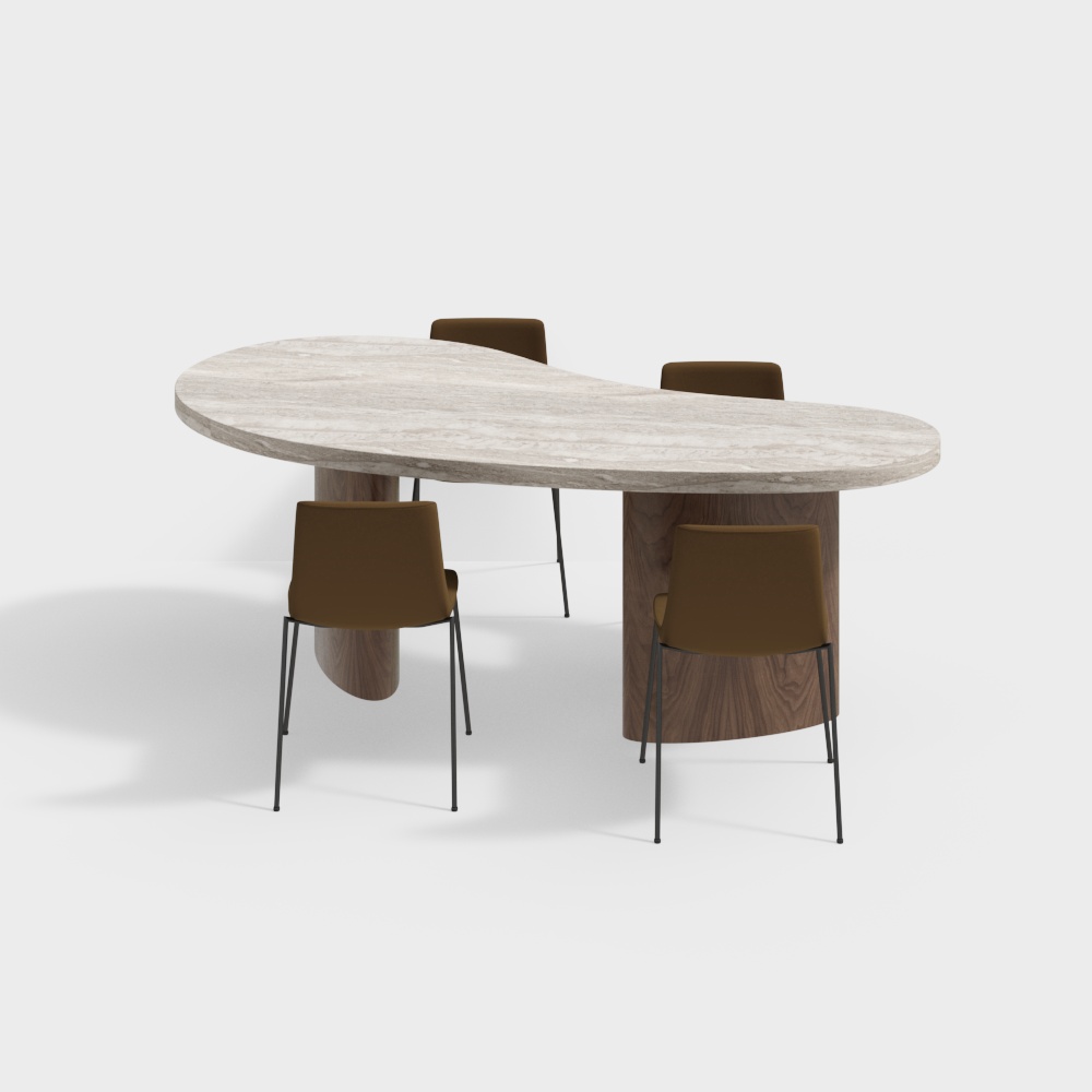 Modern Dining Table and Chair Set