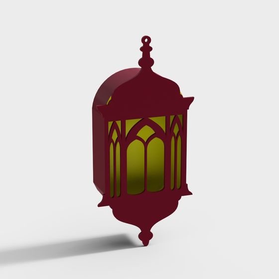 Moroccan Lantern 3D model for Magical Nights