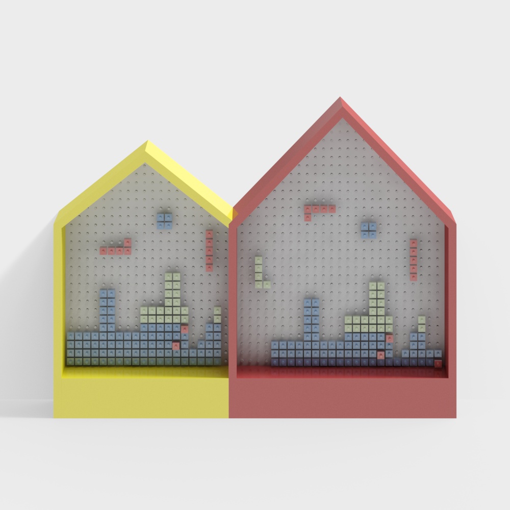 Modern background wall