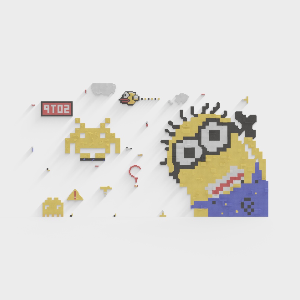 Modern background wall