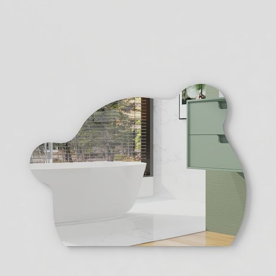 Moderner Badezimmer-Spiegel