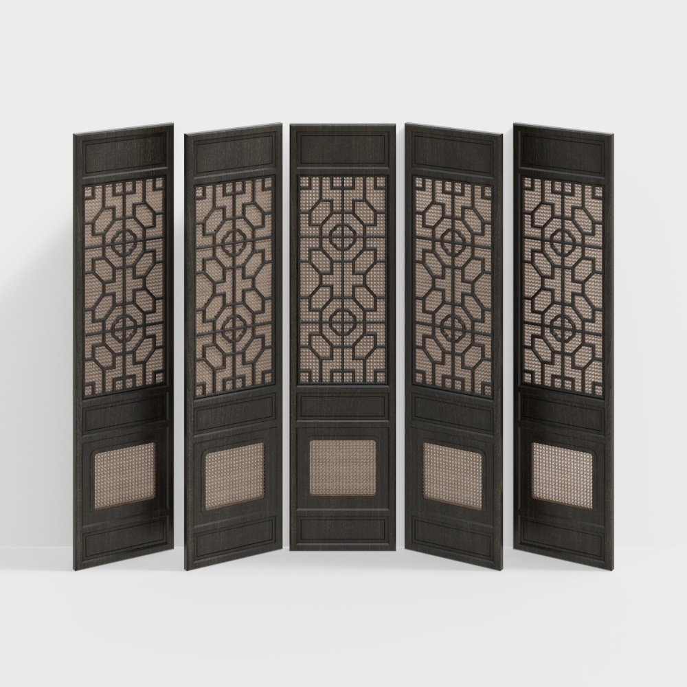 New Chinese style partition screen