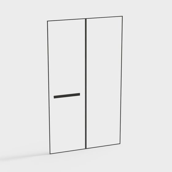 Minimalist Door 3D model