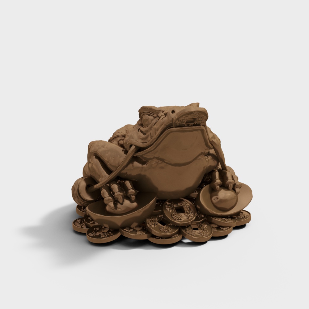 中國風招財金蟾飾品