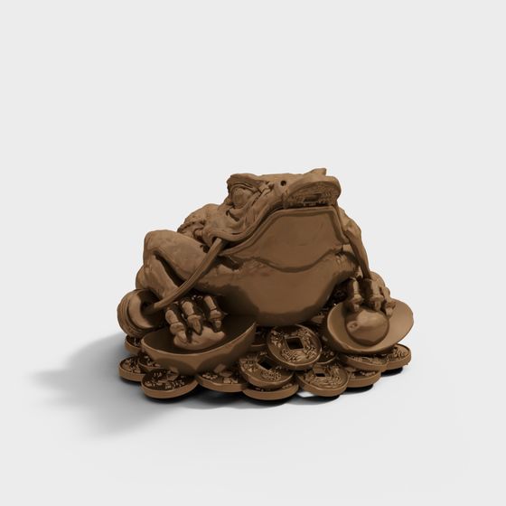 中國風招財金蟾飾品