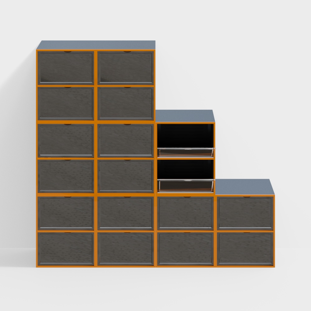 กล่องรองเท้าใสสมัยใหม่