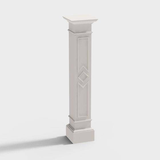 Elegant Column 3D model for Creative Projects