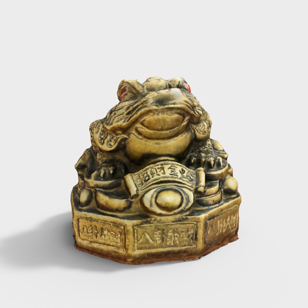 Lucky Money Toad 3D model