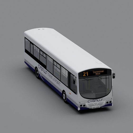 Cygnus Transport Bus 3D Model for Urban Scenes