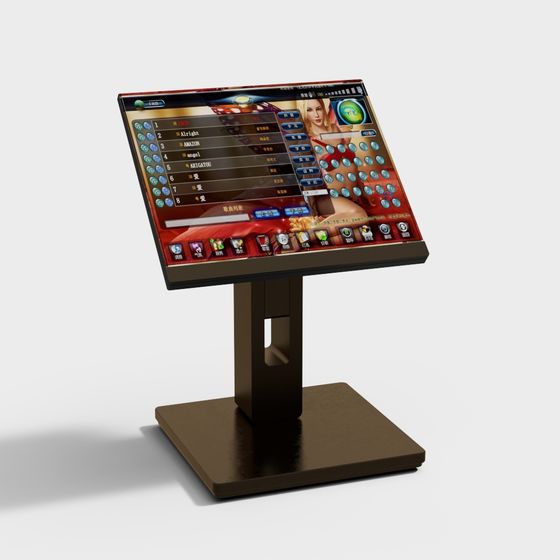 Futuristic Touchscreen 3D Model for Creative Projects