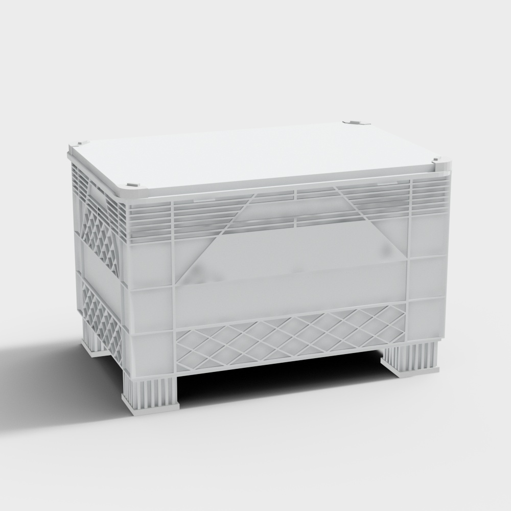 Industrial Storage Bin 3D model