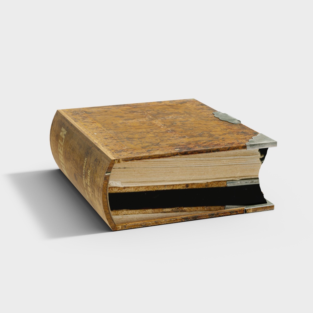 Ancient Weathered Book 3D model