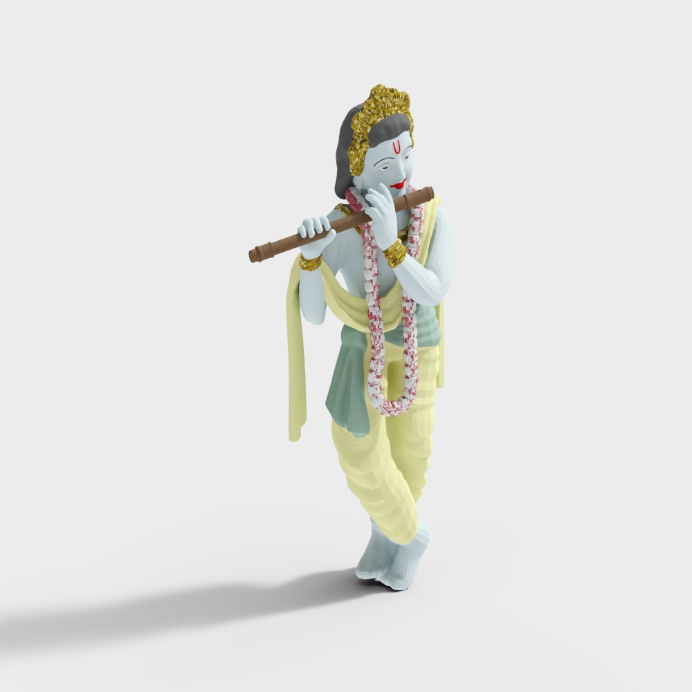Krishna the Flutist 3D model