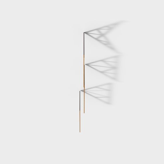 Modern Geometric Lamp 3D model