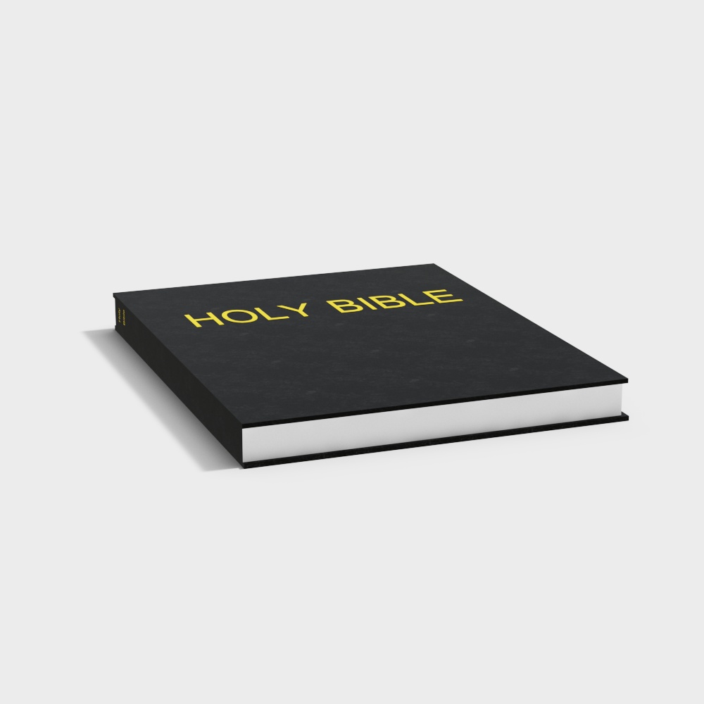 Minimalist Holy Bible 3D model