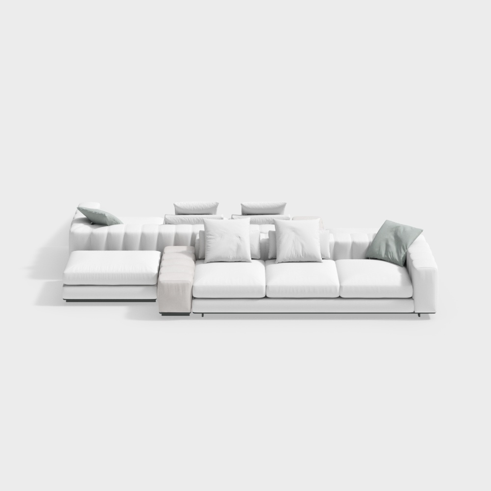 Modern Living Room Multi-person Sofa