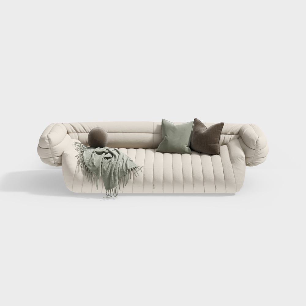 Canapé multi-personnes français pour salon