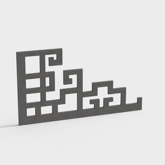 Grecian Fence 3D model