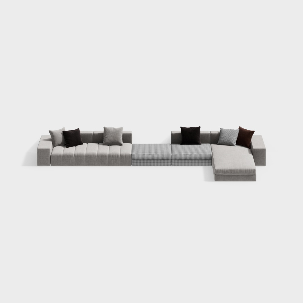 Modern Living Room Multi-person Sofa