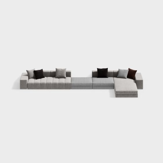 Modular Sofa 3D model for Modern Living