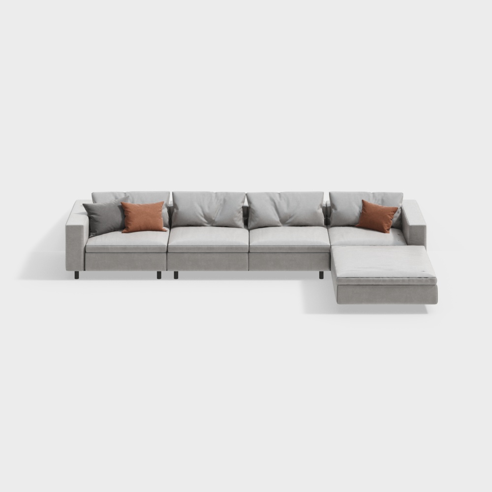 Modern Dining and Living Room Sofa for Many