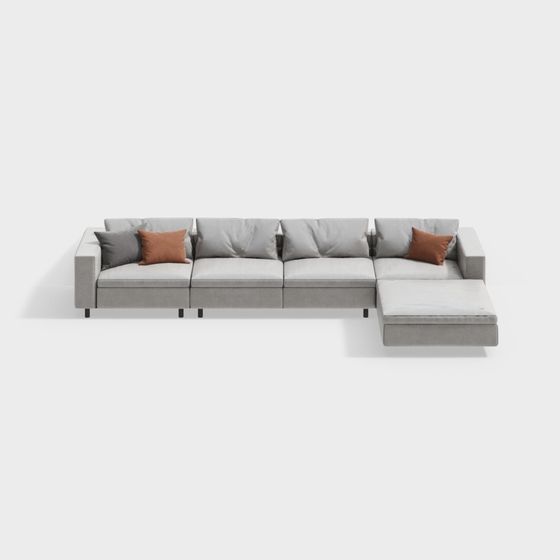 Modern Dining and Living Room Sofa for Many