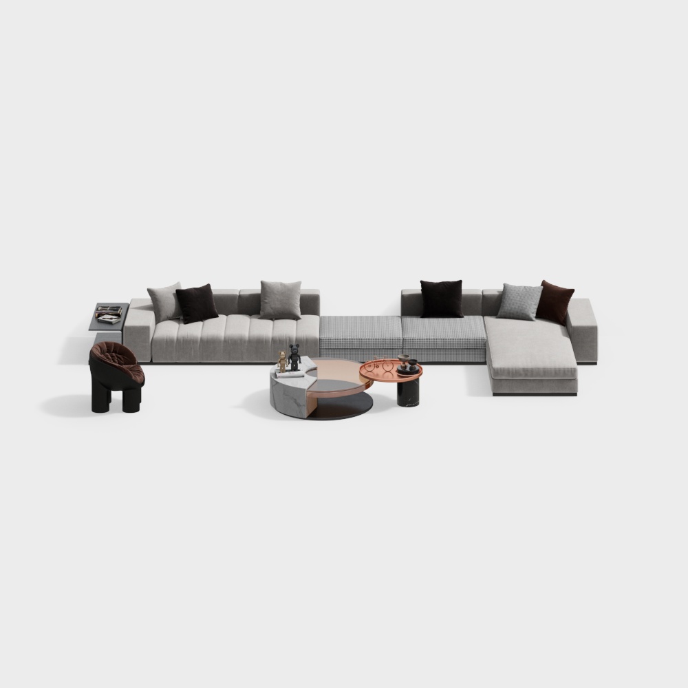 Modern Living Room Sectional Sofa