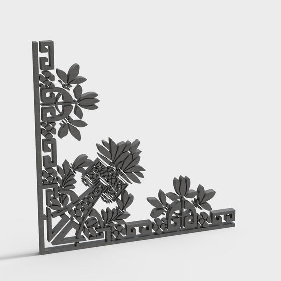 Garden Corner Decor 3D model