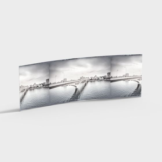City Bridge 3D model for Modern Urban Landscapes