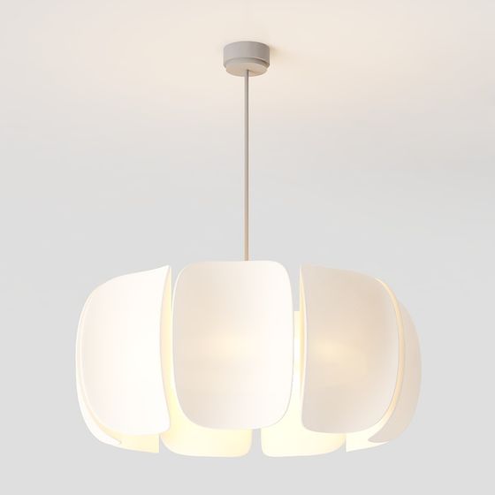 Unique Minimalist Pendant Light 3D model