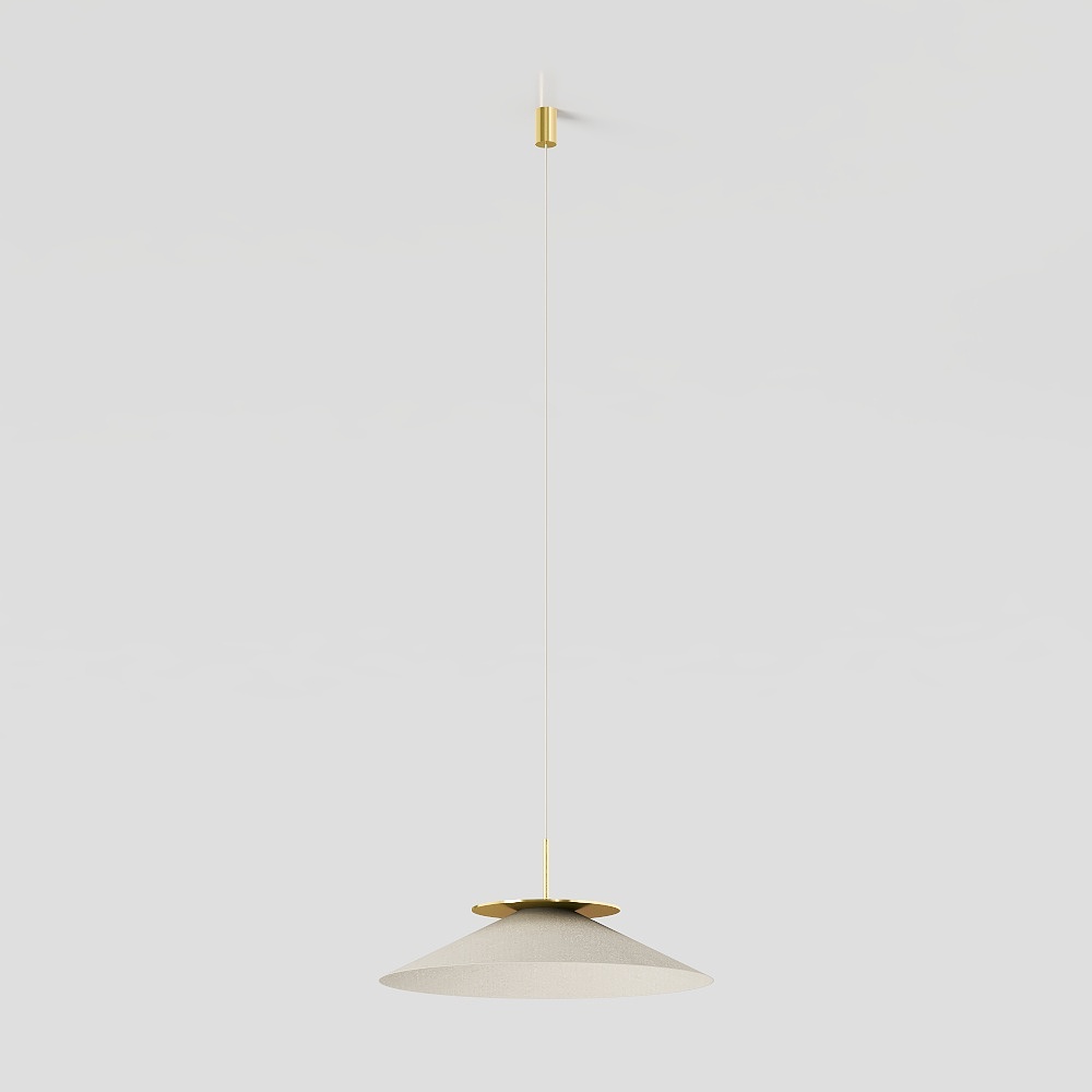 モダンなファブリック アンブレラ ペンダントランプ