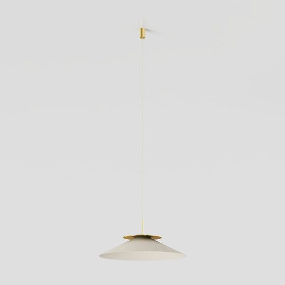 モダンなファブリック アンブレラ ペンダントランプ