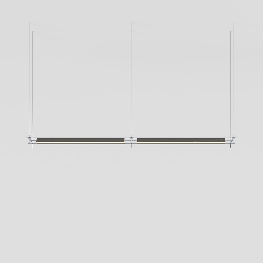 Stylish Floating Pendant Light 3D model