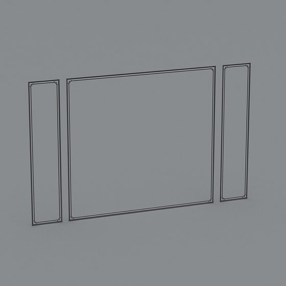 Vintage Frame 3D model for Retro Designs
