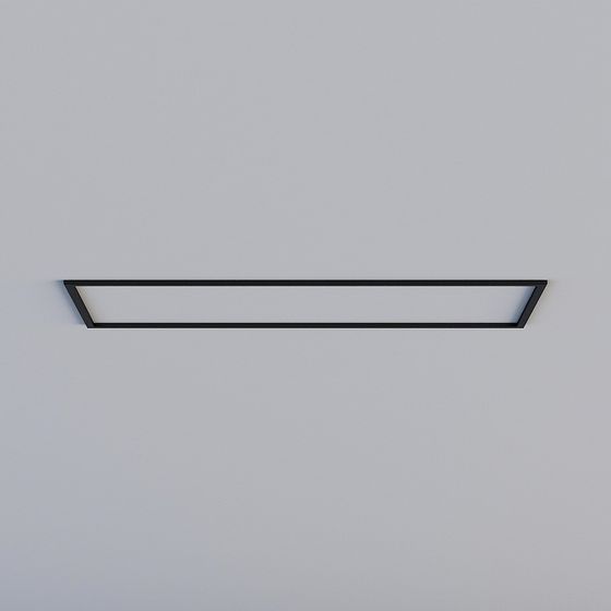 Minimalist Line Art LED Strip 3D model