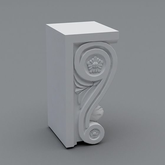 Classical Column Capital 3D model