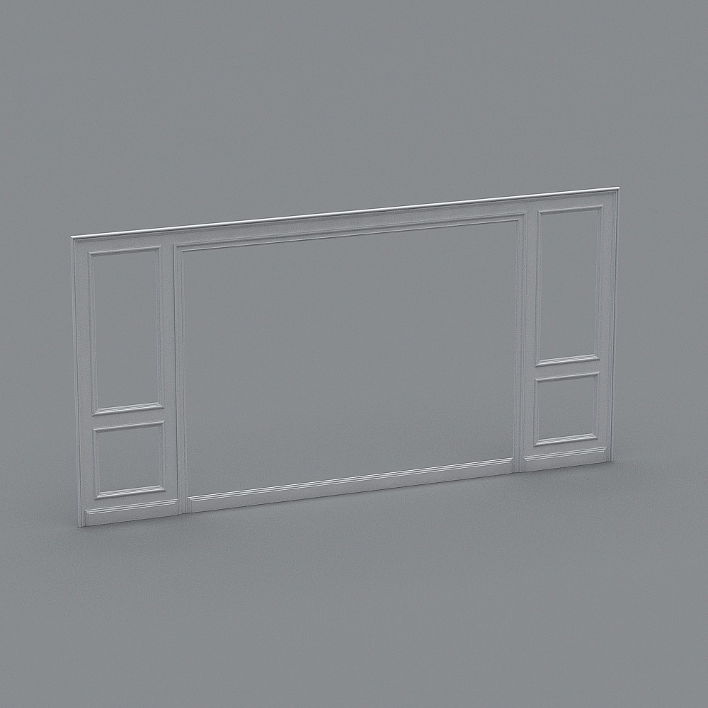 Good wood-TV background wall-kb02