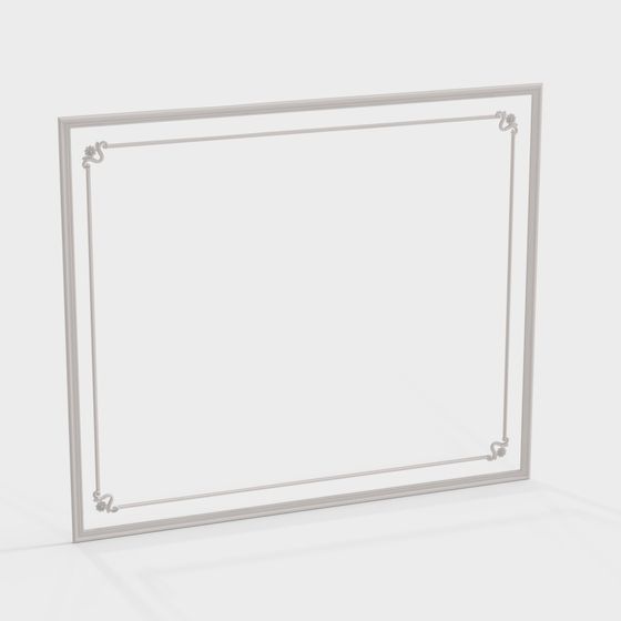 Vintage Frame 3D model