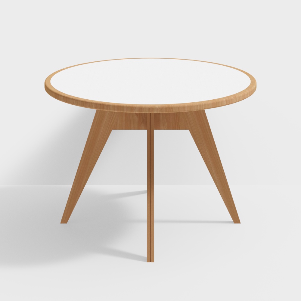Stylish Round Table 3D model for Modern Interiors