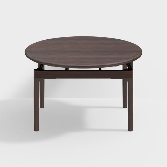 Unique Round Dining Table 3D model Design